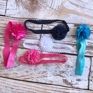 Baby Girl Headband Lot - 3-24M